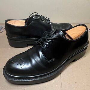 Prada Black Leather Oxfords